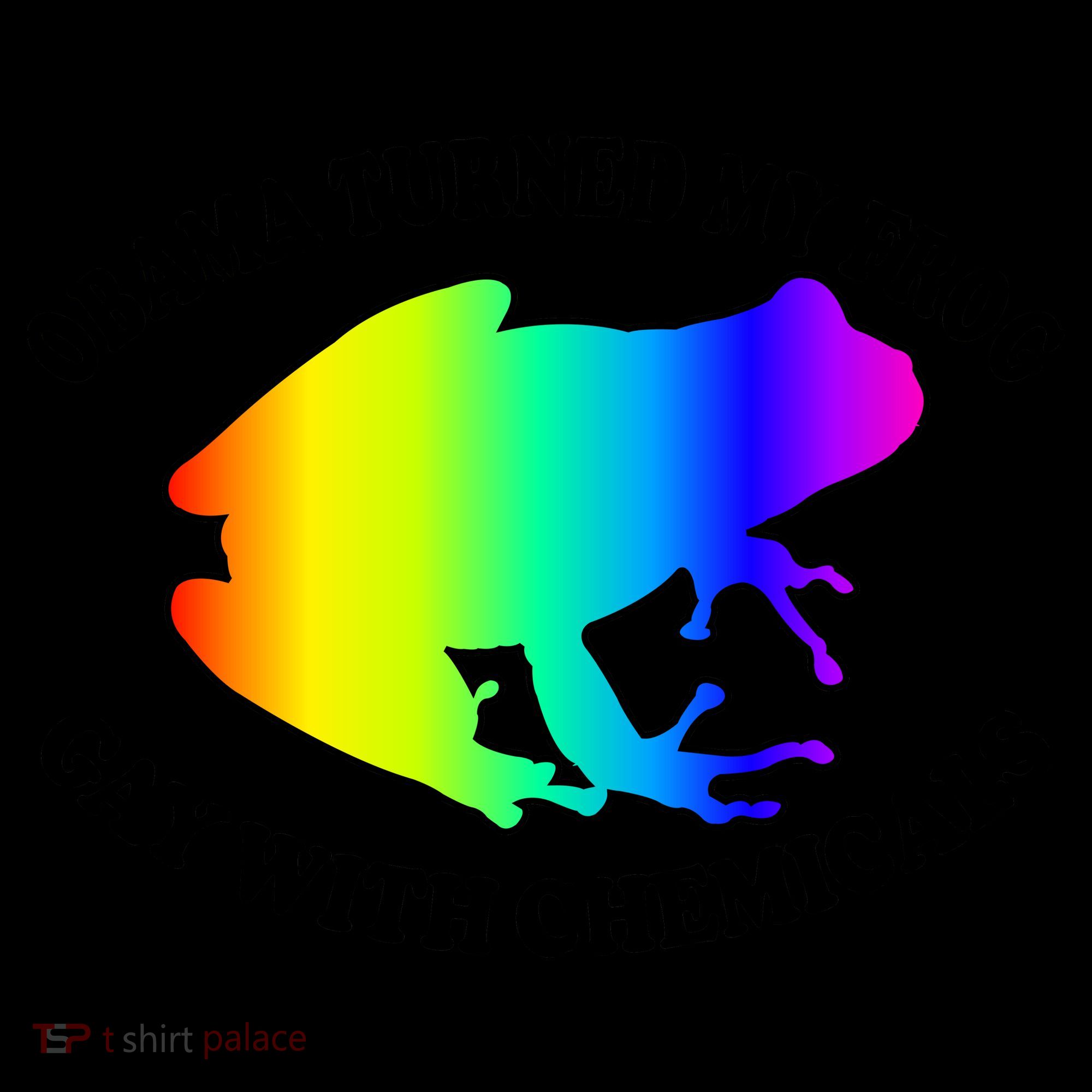 Obama Turned My Frog Gay With Chemicals Rainbow Coffee Mug