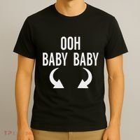 Ooh Baby Baby Funny Twins Announcement T-Shirt thumb 3