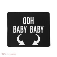 Ooh Baby Baby Funny Twins Announcement Mousepad thumb 0