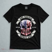 One Badass Bonus Stepdad Birthday Step Dad Fathers Day Funny T-Shirt thumb 5