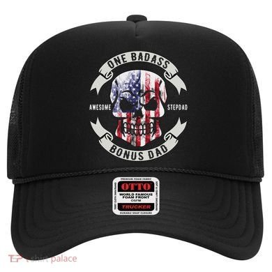 One Badass Bonus Stepdad Birthday Step Dad Fathers Day Funny Hat