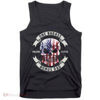 One Badass Bonus Stepdad Birthday Step Dad Fathers Day Funny Tank Top thumb 0