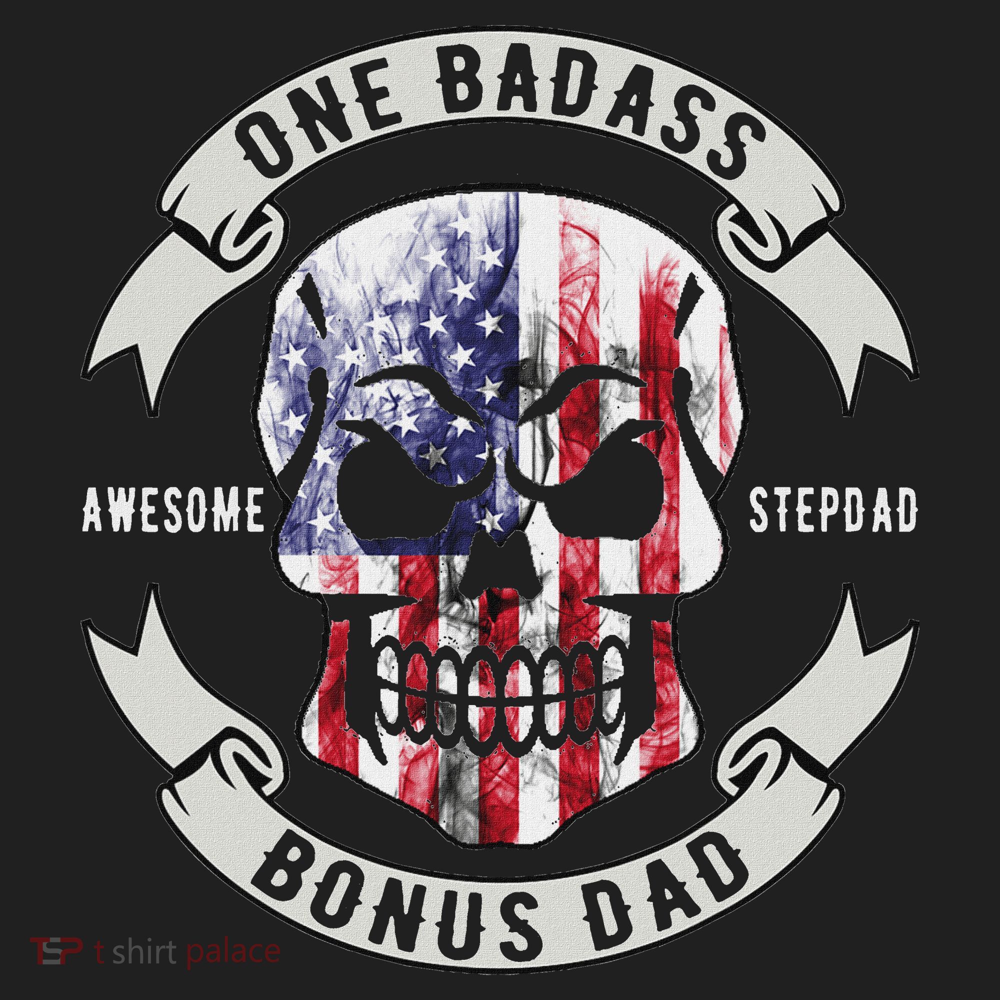 One Badass Bonus Stepdad Birthday Step Dad Fathers Day Funny Golf Towel