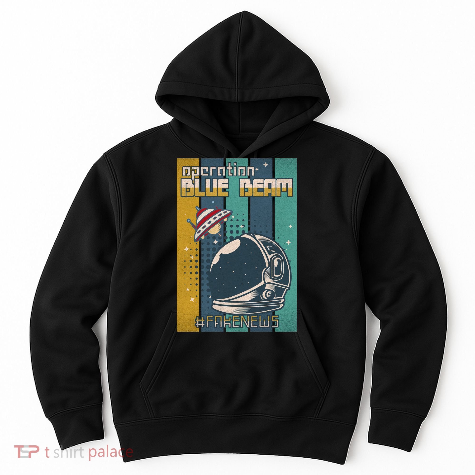 Operation Blue Beam UFO China Balloon Fake Media Hoodie