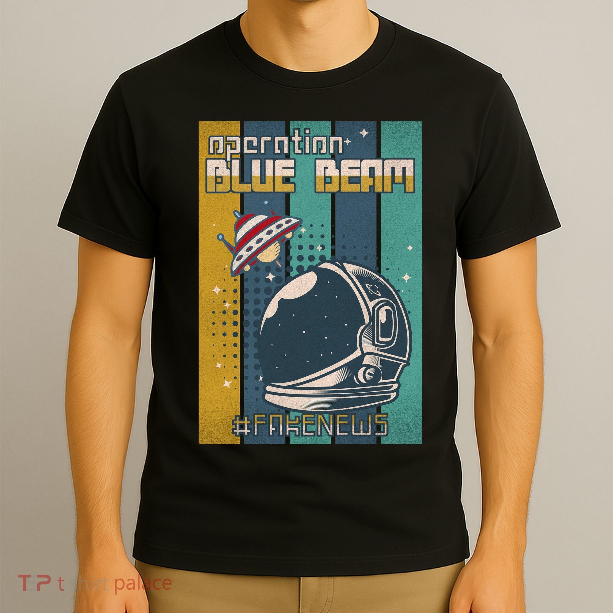 Operation Blue Beam UFO China Balloon Fake Media T-Shirt