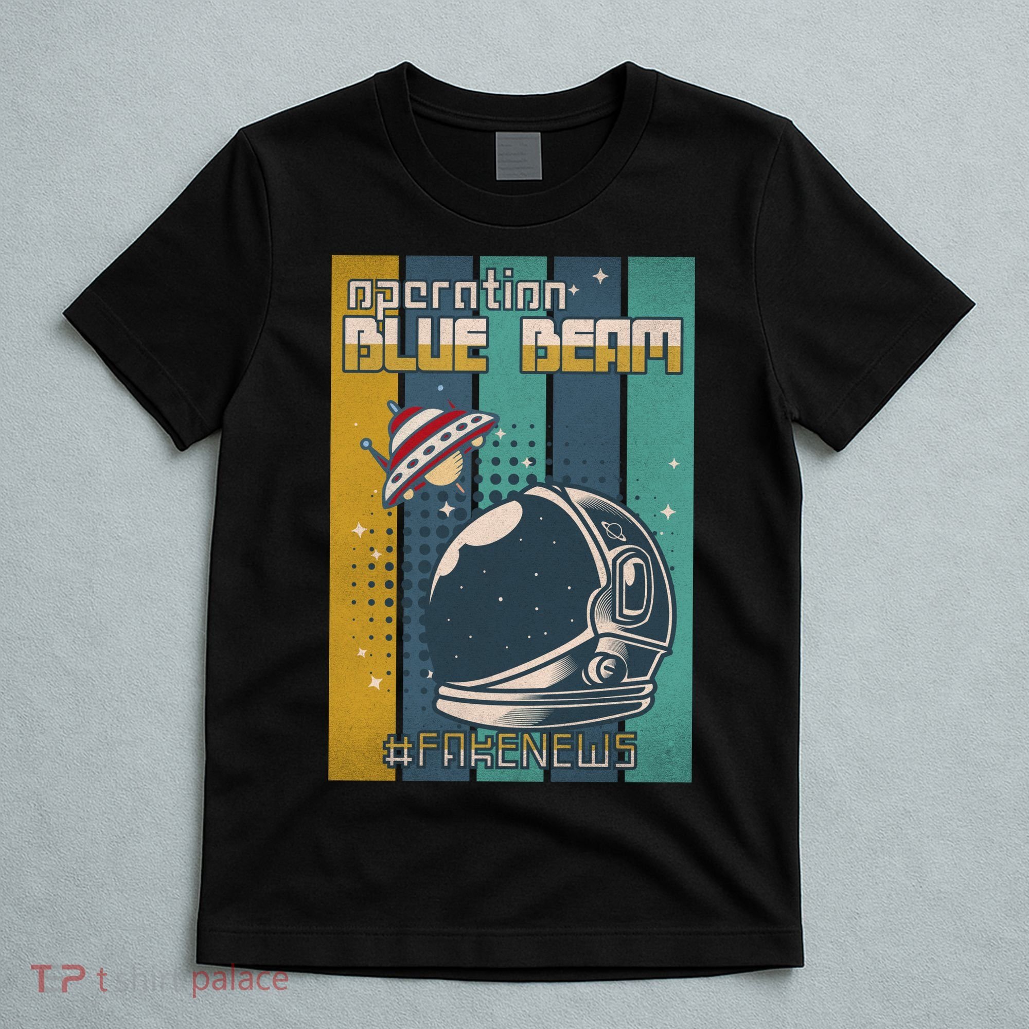 Operation Blue Beam UFO China Balloon Fake Media T-Shirt