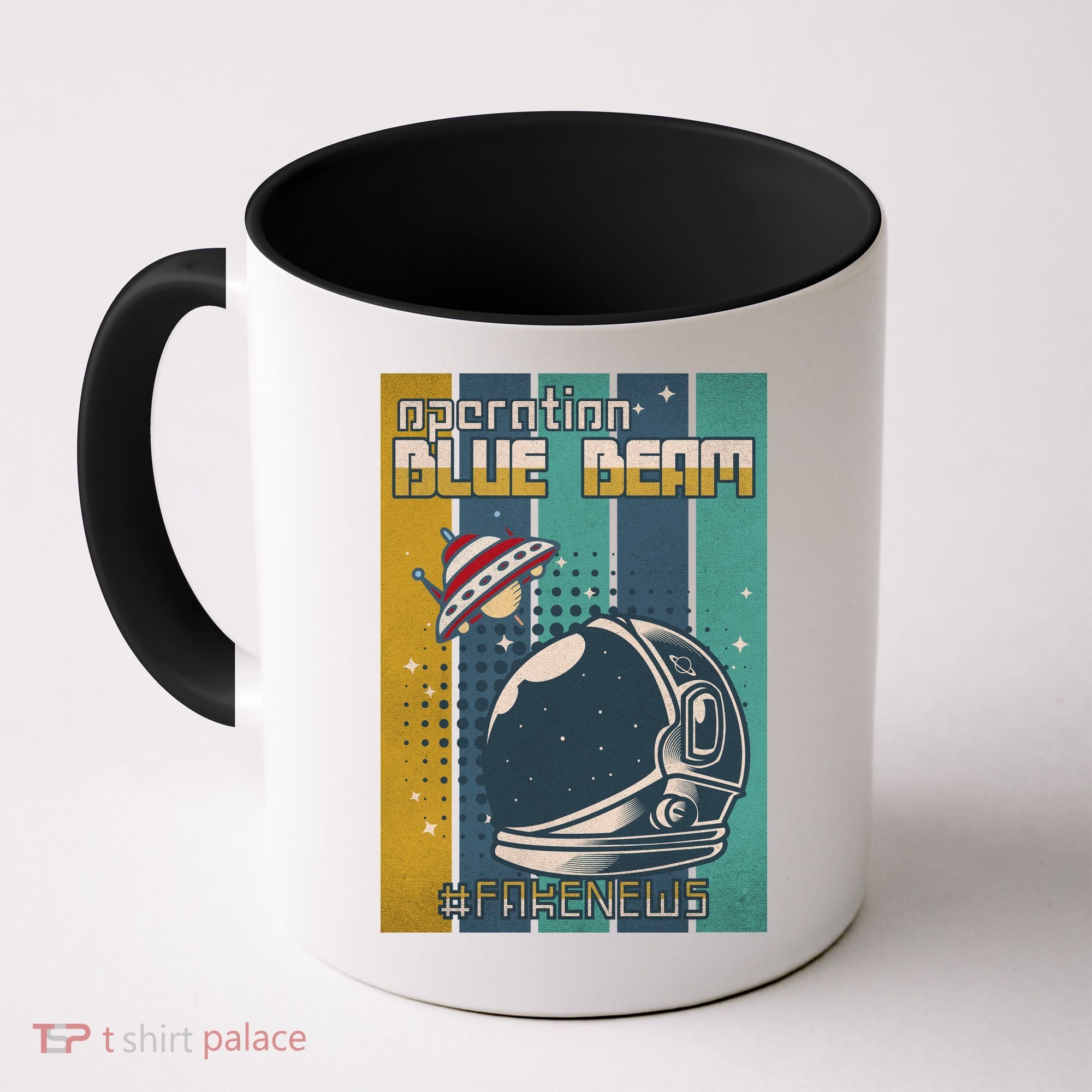 Operation Blue Beam UFO China Balloon Fake Media Coffee Mug