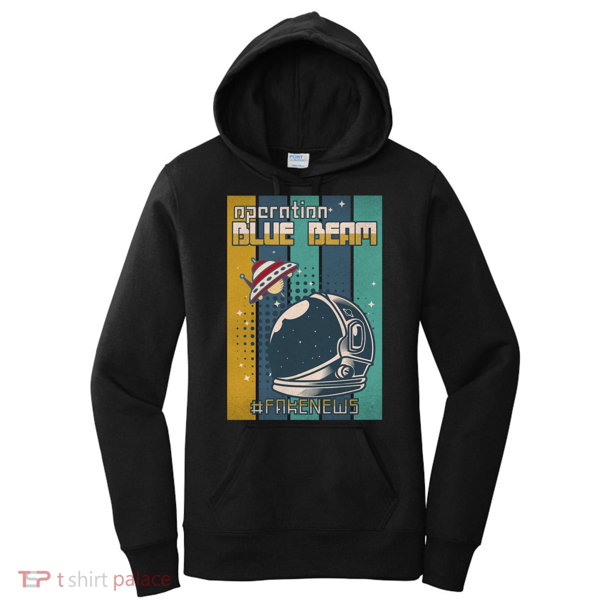 Operation Blue Beam UFO China Balloon Fake Media Women's Hoodie