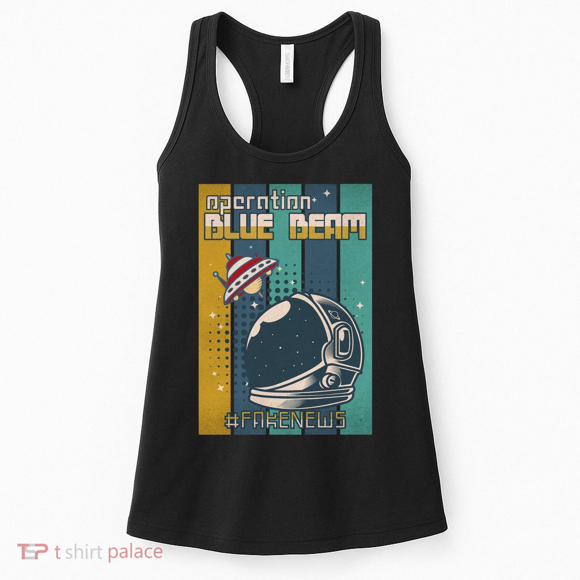 Operation Blue Beam UFO China Balloon Fake Media Women's Tank Top