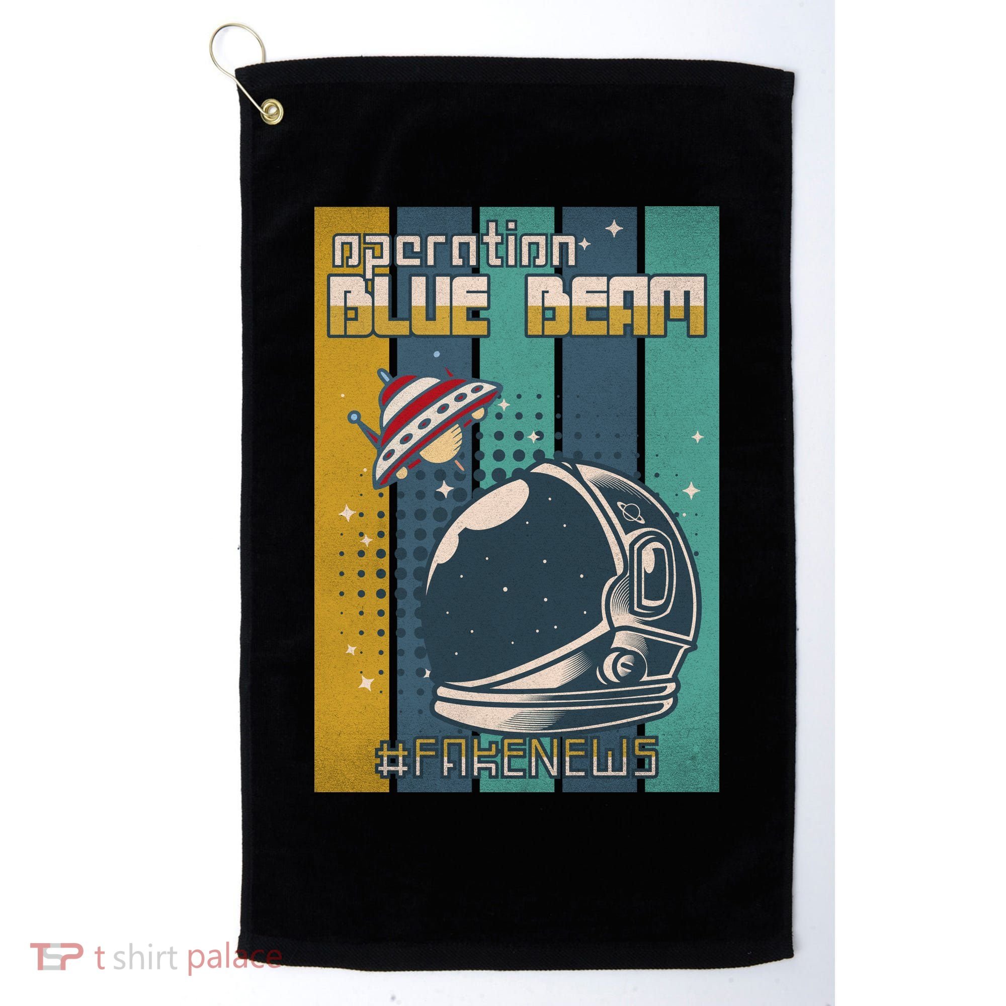 Operation Blue Beam UFO China Balloon Fake Media Golf Towel