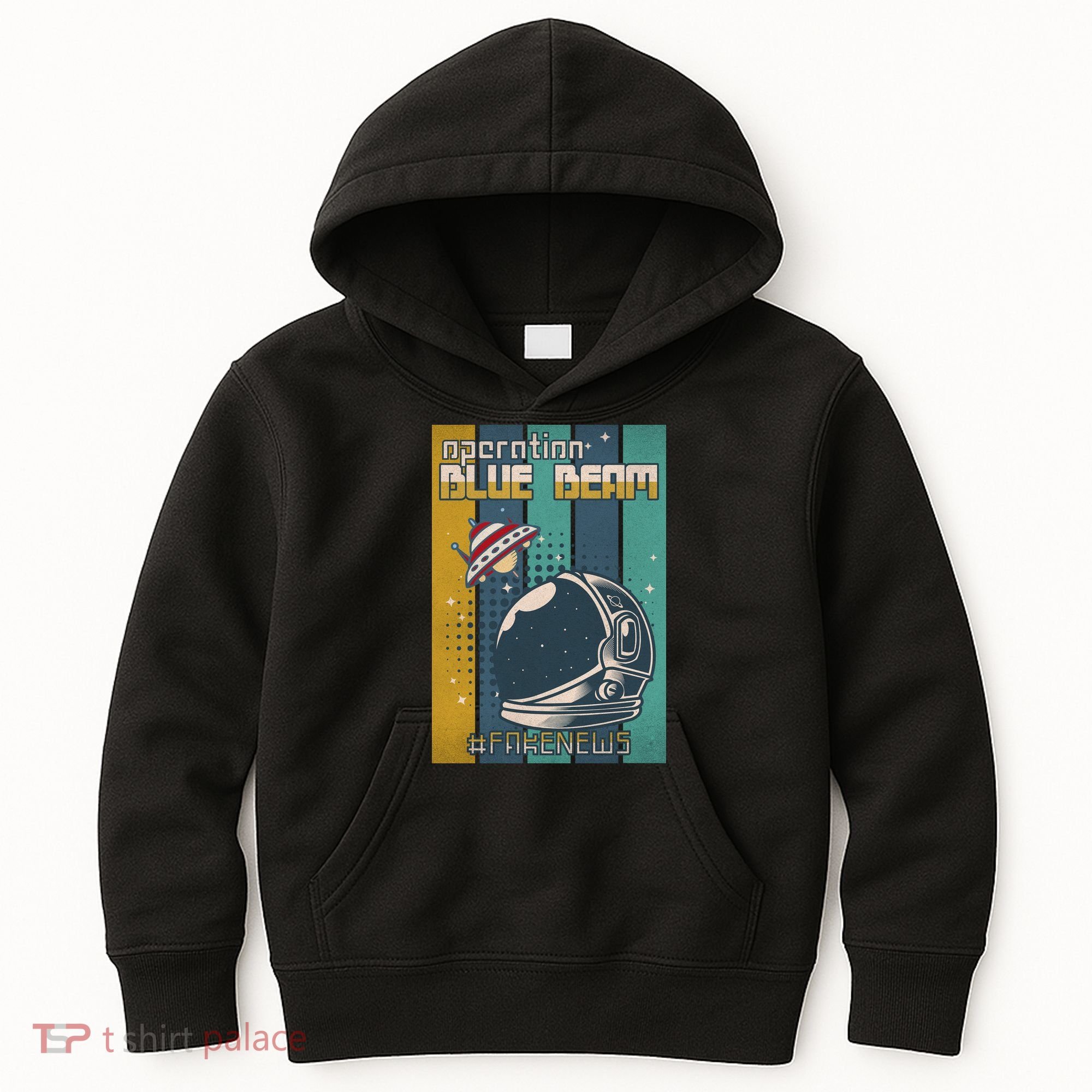 Operation Blue Beam UFO China Balloon Fake Media Kids Hoodie