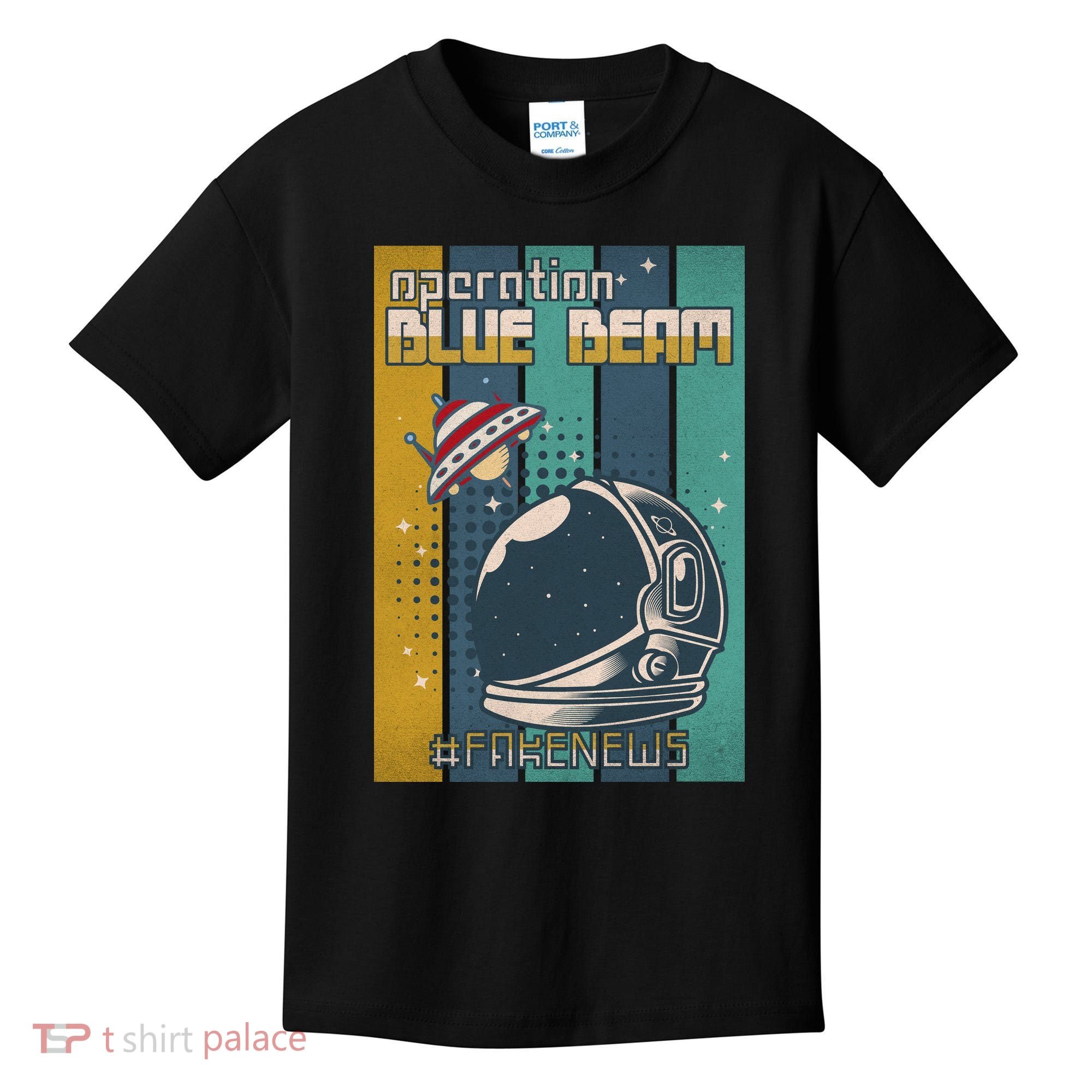 Operation Blue Beam UFO China Balloon Fake Media Kids T-Shirt