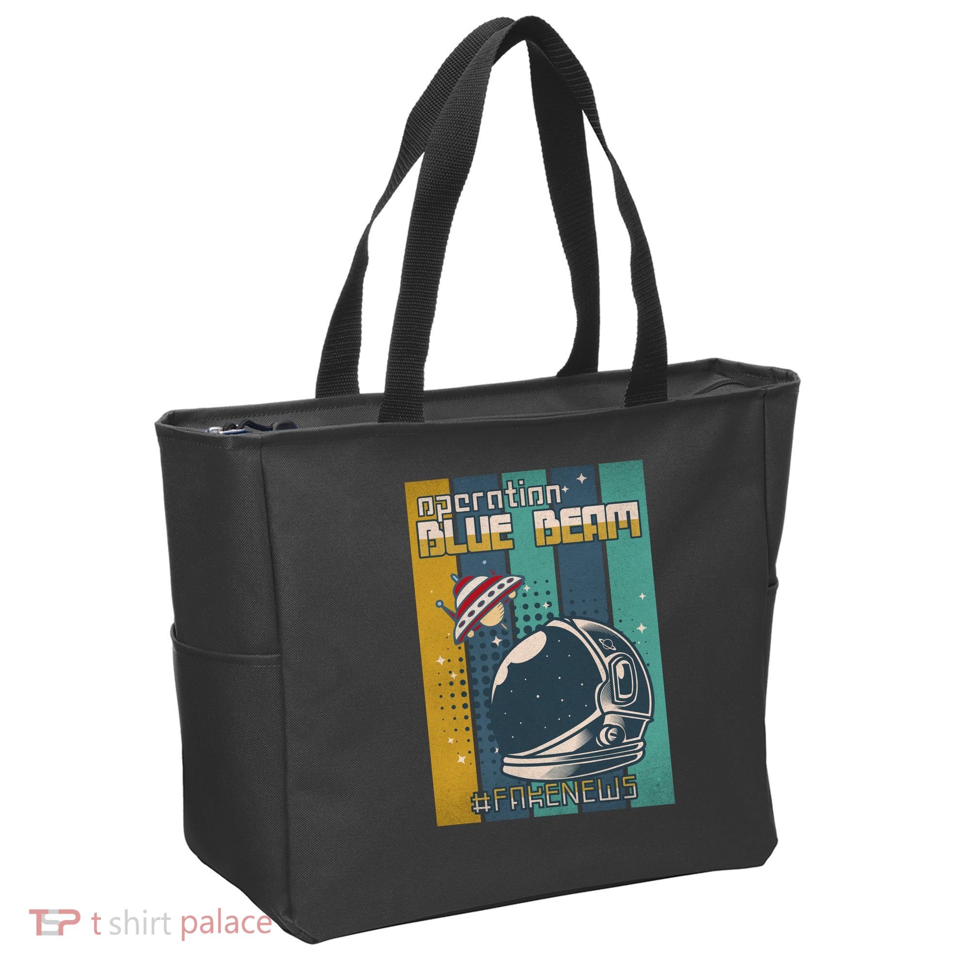Operation Blue Beam UFO China Balloon Fake Media Tote Bag