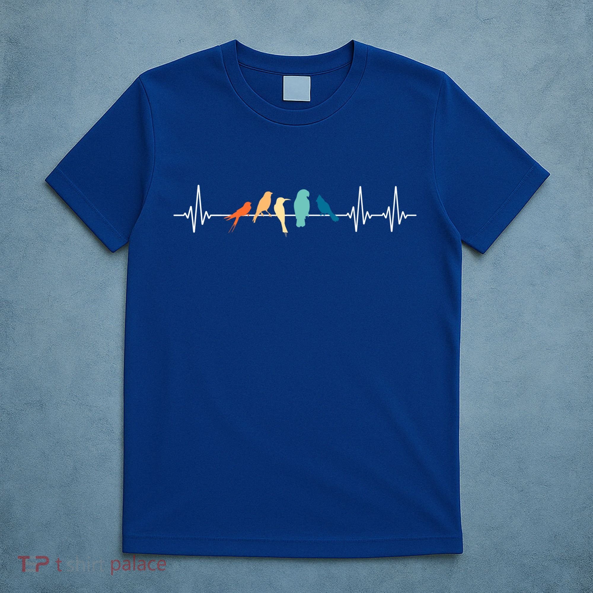 Ornithology Birdwatching Birder Heartbeat Gift T-Shirt