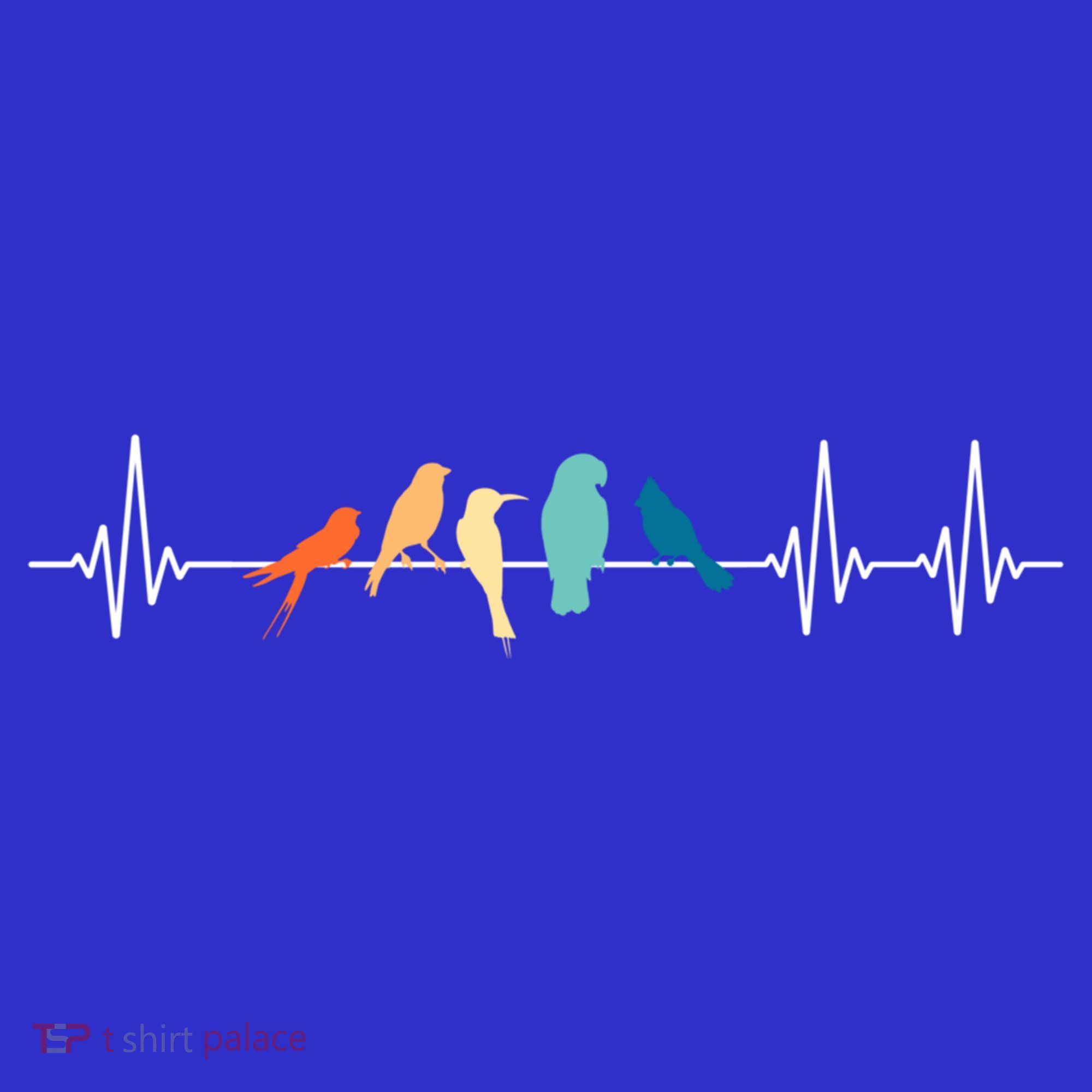 Ornithology Birdwatching Birder Heartbeat Gift Mousepad