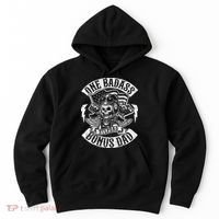 One Badass Bonus Stepdad Biker Step Dad Fathers Day Gift Hoodie thumb 0