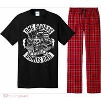 One Badass Bonus Stepdad Biker Step Dad Fathers Day Gift Pajama Set thumb 0