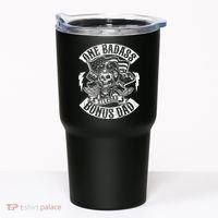 One Badass Bonus Stepdad Biker Step Dad Fathers Day Gift Tumbler thumb 0