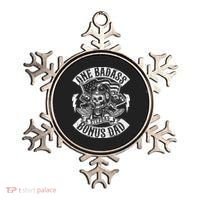 One Badass Bonus Stepdad Biker Step Dad Fathers Day Gift Ornament thumb 0