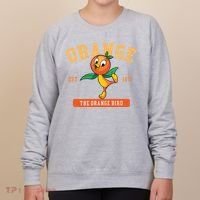 Orange Bird Beach Summer Vacation Flower And Garden Women's Sweatshirt thumb 0