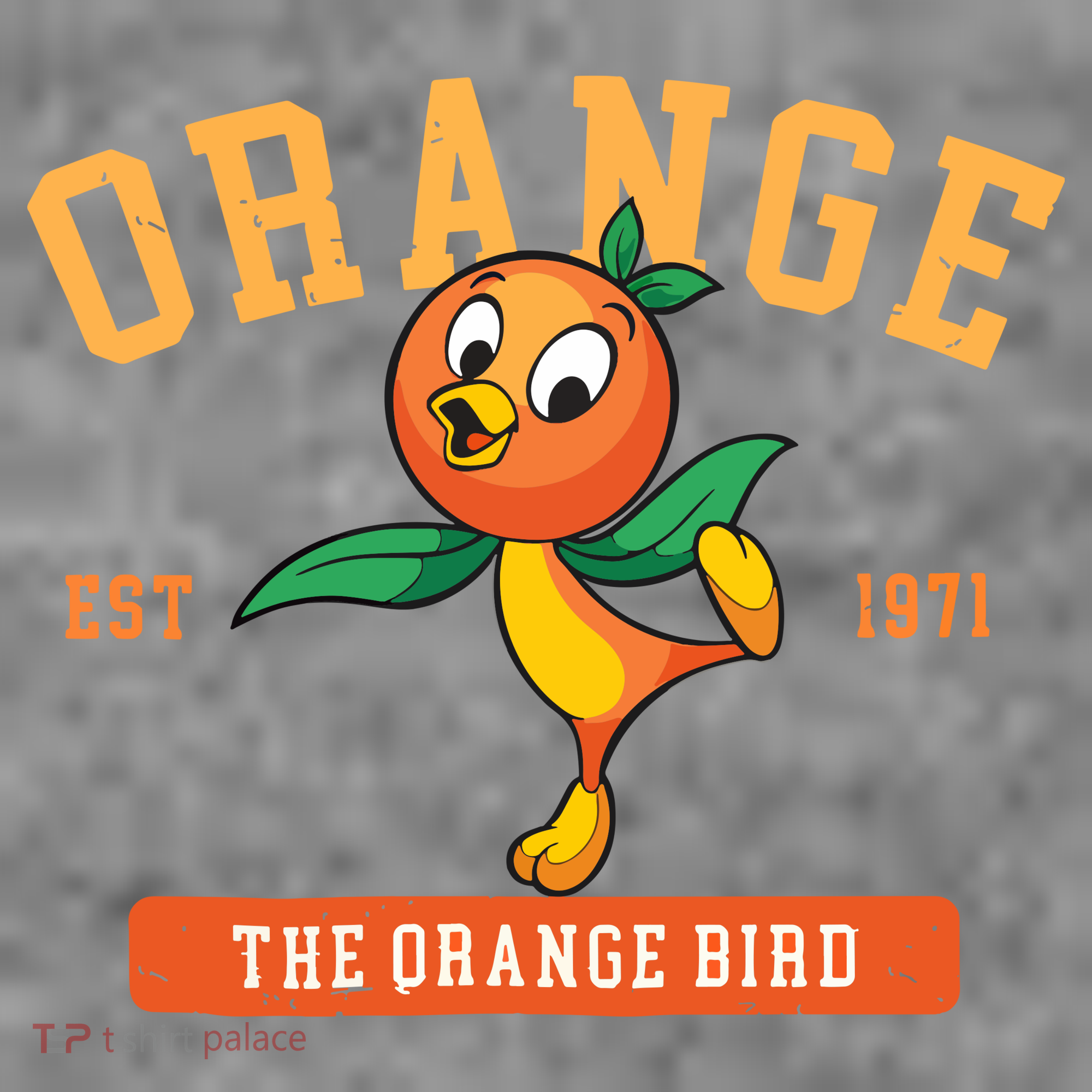 Orange Bird Beach Summer Vacation Flower And Garden Toddler Hoodie