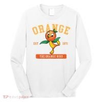Orange Bird Beach Summer Vacation Flower And Garden Long Sleeve Shirt thumb 0