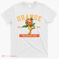 Orange Bird Beach Summer Vacation Flower And Garden T-Shirt thumb 0