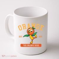 Orange Bird Beach Summer Vacation Flower And Garden Coffee Mug thumb 0