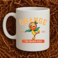 Orange Bird Beach Summer Vacation Flower And Garden Coffee Mug thumb 2