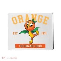 Orange Bird Beach Summer Vacation Flower And Garden Mousepad thumb 0