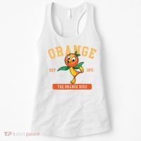 Orange Bird Beach Summer Vacation Flower And Garden Women's Tank Top thumb 0