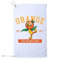 Orange Bird Beach Summer Vacation Flower And Garden Golf Towel thumb 0
