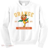 Orange Bird Beach Summer Vacation Flower And Garden Kids Sweatshirt thumb 0