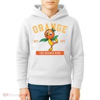 Orange Bird Beach Summer Vacation Flower And Garden Kids Hoodie thumb 4