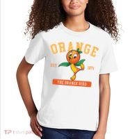 Orange Bird Beach Summer Vacation Flower And Garden Kids T-Shirt thumb 2