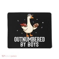 Outnumbered By Boys Funny Mom Goose Family Mousepad thumb 0