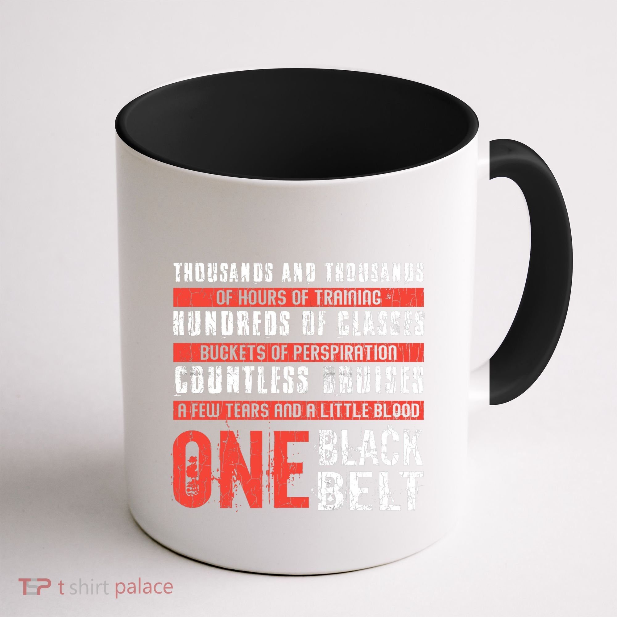 One Black Belt Funny Martial Arts Karate Taekwondo Graphic Gift Coffee Mug