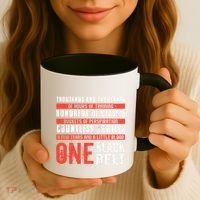One Black Belt Funny Martial Arts Karate Taekwondo Graphic Gift Coffee Mug thumb 3
