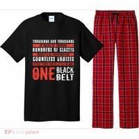 One Black Belt Funny Martial Arts Karate Taekwondo Graphic Gift Pajama Set thumb 0