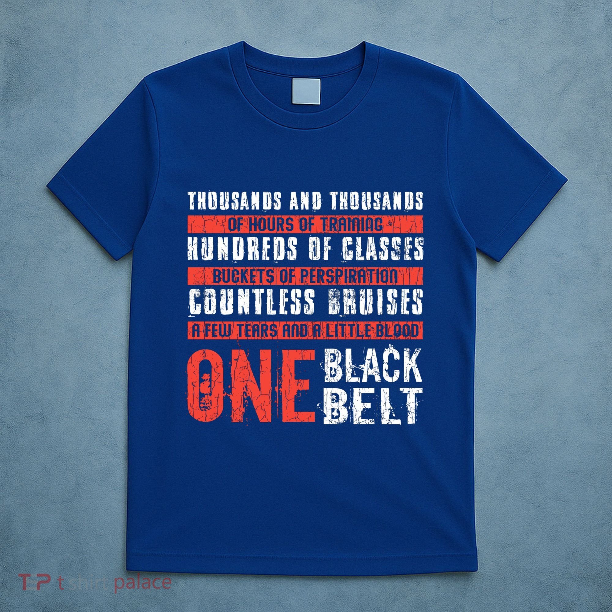 One Black Belt Funny Martial Arts Karate Taekwondo Graphic Gift T-Shirt