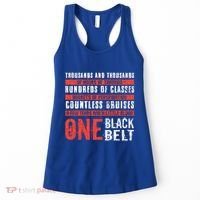 One Black Belt Funny Martial Arts Karate Taekwondo Graphic Gift Women's Tank Top thumb 0