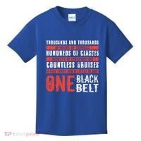 One Black Belt Funny Martial Arts Karate Taekwondo Graphic Gift Kids T-Shirt thumb 0