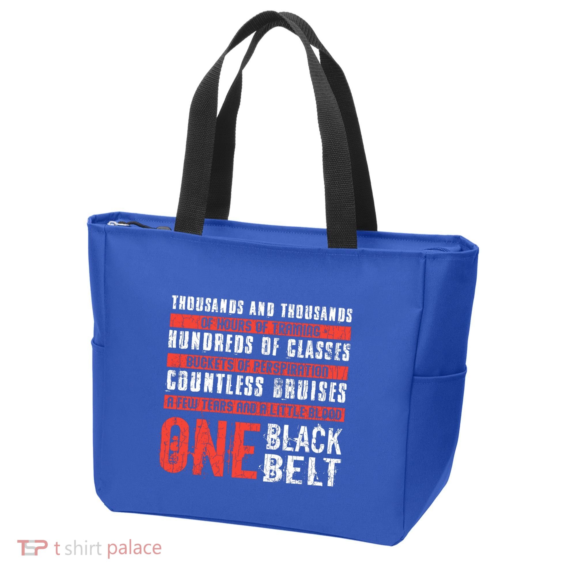 One Black Belt Funny Martial Arts Karate Taekwondo Graphic Gift Tote Bag