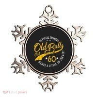 Old Balls Club 60th Over The Hill Birthday Ornament thumb 0