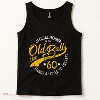 Old Balls Club 60th Over The Hill Birthday Tank Top thumb 2