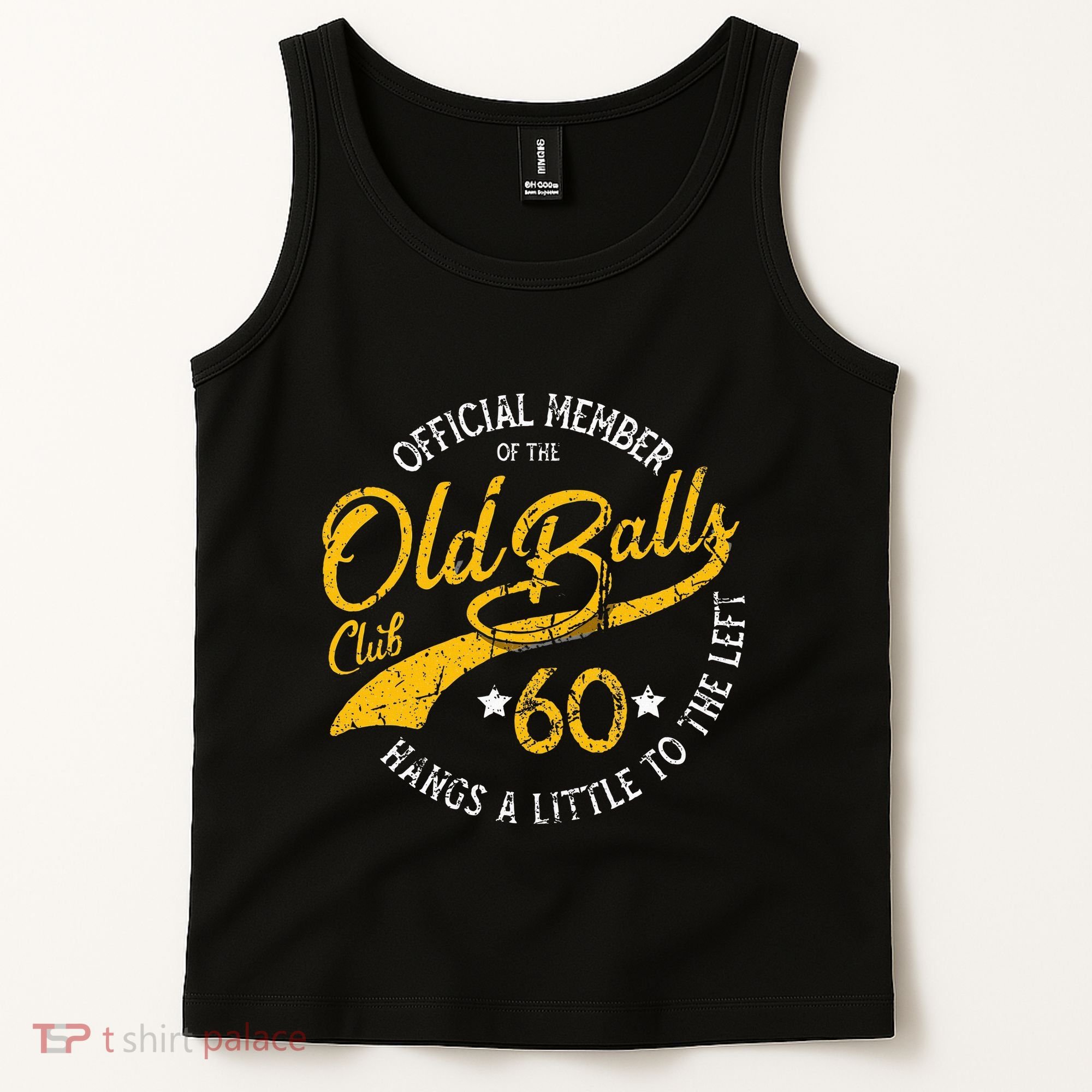 Old Balls Club 60th Over The Hill Birthday Tank Top