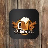 Oktoberfest Beer Celebration Logo Coaster thumb 0