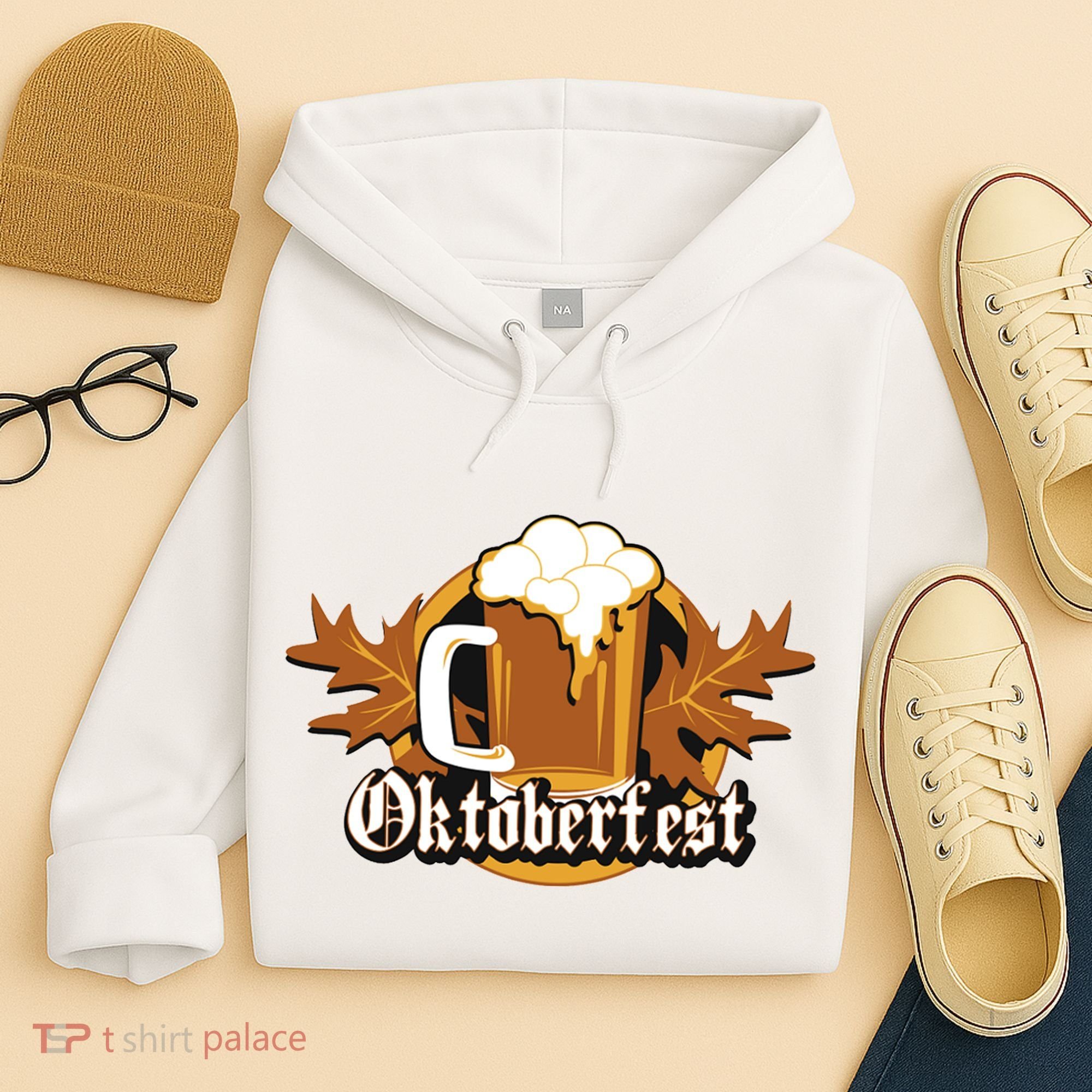 Oktoberfest Beer Celebration Logo Hoodie