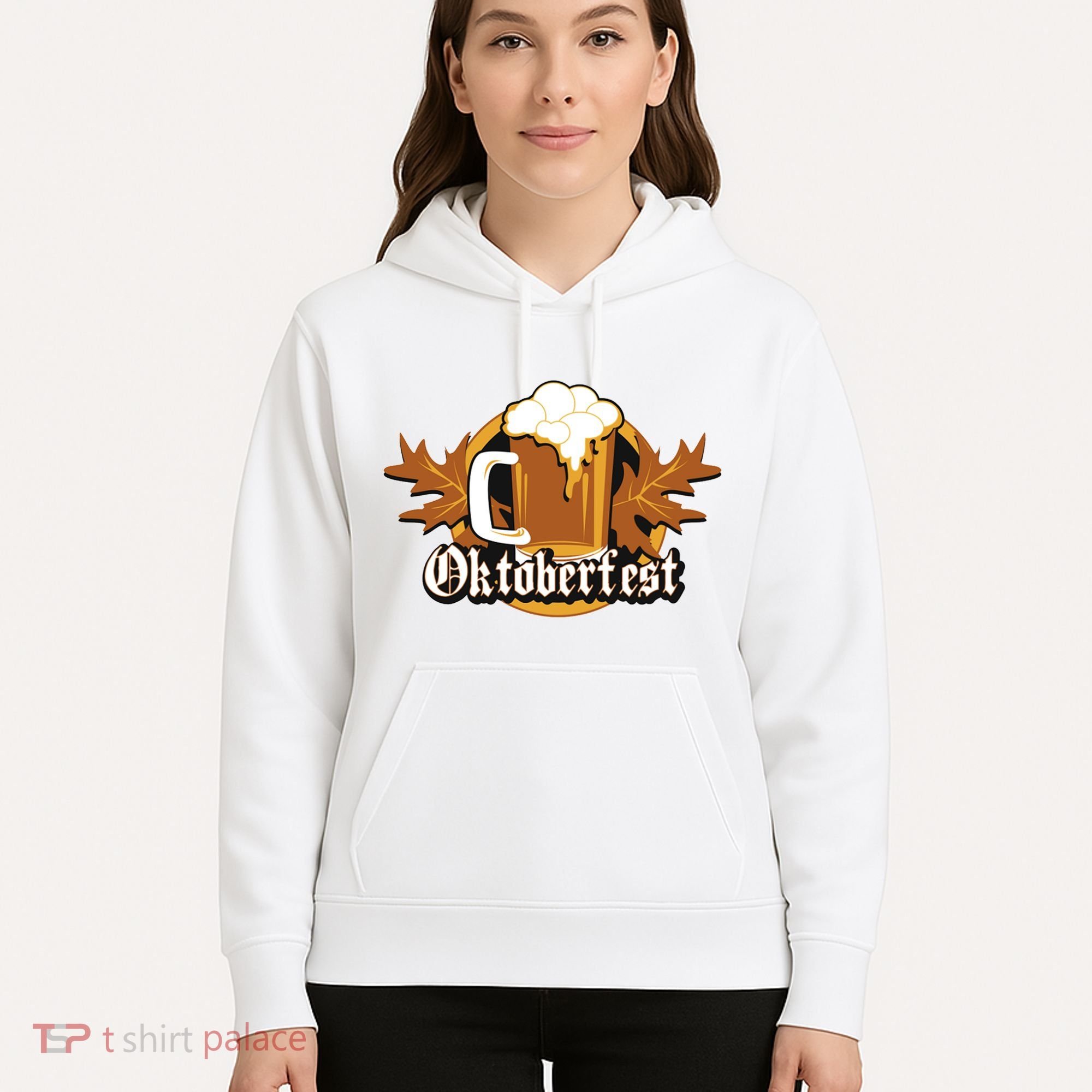 Oktoberfest Beer Celebration Logo Hoodie