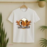 Oktoberfest Beer Celebration Logo T-Shirt thumb 2